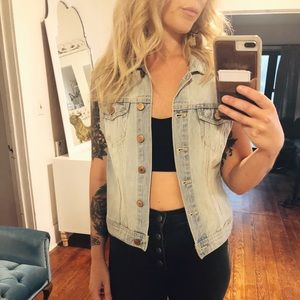 Denim vest